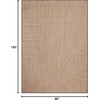 image:imageMartha Stewart x SAFAVIEH Area Rug Collection  8 x 10 Beige amp Ivory Sisal amp Jute Farmhouse Style Ideal for Living Room Bedroom Office Dining Space MSR9501CLight Brown