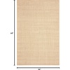 image:imageMartha Stewart x SAFAVIEH Area Rug Collection  8 x 10 Beige amp Ivory Sisal amp Jute Farmhouse Style Ideal for Living Room Bedroom Office Dining Space MSR9501CBeigeIvory