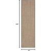 image:imageMartha Stewart x SAFAVIEH Area Rug Collection  8 x 10 Beige amp Ivory Sisal amp Jute Farmhouse Style Ideal for Living Room Bedroom Office Dining Space MSR9501CLight Brown