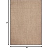 image:imageMartha Stewart x SAFAVIEH Area Rug Collection  8 x 10 Beige amp Ivory Sisal amp Jute Farmhouse Style Ideal for Living Room Bedroom Office Dining Space MSR9501CLight Brown
