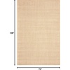 image:imageMartha Stewart x SAFAVIEH Area Rug Collection  8 x 10 Beige amp Ivory Sisal amp Jute Farmhouse Style Ideal for Living Room Bedroom Office Dining Space MSR9501CBeigeIvory