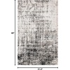 image:imageSAFAVIEH Adirondack Collection Area Rug  12 Square Beige amp Slate Modern Abstract Design NonShedding amp Easy Care Ideal for High Traffic Areas in Living Room Bedroom ADR207BSilverBlack