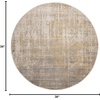 image:imageSAFAVIEH Adirondack Collection Area Rug  12 Square Beige amp Slate Modern Abstract Design NonShedding amp Easy Care Ideal for High Traffic Areas in Living Room Bedroom ADR207BCremeGold