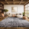 image:imageSAFAVIEH Adirondack Collection Area Rug  12 Square Beige amp Slate Modern Abstract Design NonShedding amp Easy Care Ideal for High Traffic Areas in Living Room Bedroom ADR207BSilverBlack