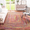 image:imageSAFAVIEH Cape Cod Collection Runner Rug  23 x 6 Red amp Multi Handmade Jute amp Cotton Woven Braided Design CAP202ARedMulti