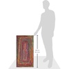image:imageSAFAVIEH Cape Cod Collection Runner Rug  23 x 6 Red amp Multi Handmade Jute amp Cotton Woven Braided Design CAP202ARedMulti