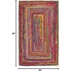 image:imageSAFAVIEH Cape Cod Collection Runner Rug  23 x 6 Red amp Multi Handmade Jute amp Cotton Woven Braided Design CAP202ARedMulti