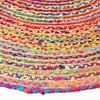 image:imageSAFAVIEH Cape Cod Collection Runner Rug  23 x 6 Red amp Multi Handmade Jute amp Cotton Woven Braided Design CAP202ARedMulti