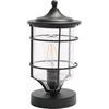 image:imageSAFAVIEH Lighting Collection Rueda Black 12inch Outdoor Table Lamp LED Bulb Included