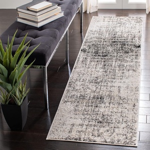 image:imageSAFAVIEH Adirondack Collection Area Rug  12 Square Beige amp Slate Modern Abstract Design NonShedding amp Easy Care Ideal for High Traffic Areas in Living Room Bedroom ADR207BSilverBlack