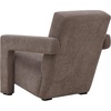 image:imageSAFAVIEH Couture Collection Taylor Modern Light Brown Velvet Upholstered Accent Chair Fully AssembledBrown