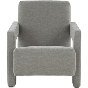 image:imageSAFAVIEH Couture Collection Taylor Modern Light Brown Velvet Upholstered Accent Chair Fully AssembledGrey