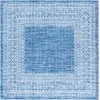 image:imageSAFAVIEH Washable Rug Arizona Collection  4 x 6 Blue amp Ivory Slip Resistant amp Easy to Clean Ideal for Foyer Kitchen Nursery Office Bedroom ARZ303MBlueIvory