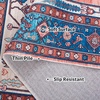image:imageSAFAVIEH Washable Rug Arizona Collection  6 x 9 Rust amp Navy Slip Resistant amp Easy to Clean Ideal for Living Room Bedroom Home Office Dining Space ARZ105PRustNavy