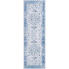 image:imageSAFAVIEH Washable Rug Arizona Collection  6 x 9 Rust amp Navy Slip Resistant amp Easy to Clean Ideal for Living Room Bedroom Home Office Dining Space ARZ105PBeigeBlue