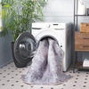 image:imageSAFAVIEH Washable Rug Tucson Collection  5 x 8 Blue amp Charcoal Slip Resistant amp Easy to Clean Ideal for Living Room Bedroom Dining Space TSN137MBeigeGrey