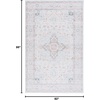 image:imageSAFAVIEH Washable Rug Tucson Collection  6 Round Red amp Blue Slip Resistant amp Easy to Clean Ideal for Living Room Bedroom Dining Space TSN913QLight GreyLight Green