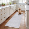 image:imageSAFAVIEH Washable Rug Tucson Collection  6 Square Beige amp Beige Slip Resistant amp Easy to Clean Ideal for Living Room Bedroom Dining Space TSN199BBeige