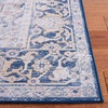 image:imageSAFAVIEH Washable Rug Tucson Collection  6 Square Light Blue amp Navy Slip Resistant amp Easy to Clean Ideal for Living Room Bedroom Dining Space TSN147M