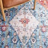 image:imageSAFAVIEH Washable Rug Tucson Collection  8 Square Beige amp Blue Slip Resistant amp Easy to Clean Ideal for Living Room Bedroom Dining Space TSN104BBeigeBlue