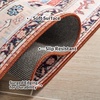 image:imageSAFAVIEH Washable Rug Tucson Collection  8 Square Beige amp Blue Slip Resistant amp Easy to Clean Ideal for Living Room Bedroom Dining Space TSN104BBeigeBlue