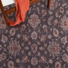 image:imageSAFAVIEH Washable Rug Tucson Collection  8 x 10 Dark Grey amp Beige Slip Resistant amp Easy to Clean Ideal for Living Room Bedroom Dining Space TSN111GDark GreyBeige