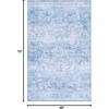 image:imageSAFAVIEH Washable Rug Tucson Collection  8 x 10 Rust amp Beige Slip Resistant amp Easy to Clean Ideal for Living Room Bedroom Dining Space TSN185PPurpleBlue