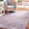 image:imageSAFAVIEH Washable Rug Tucson Collection  8 x 10 Rust amp Beige Slip Resistant amp Easy to Clean Ideal for Living Room Bedroom Dining Space TSN185PRustBeige