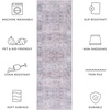 image:imageSAFAVIEH Washable Rug Tucson Collection  8 x 10 Rust amp Beige Slip Resistant amp Easy to Clean Ideal for Living Room Bedroom Dining Space TSN185PRustBeige