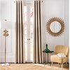 image:imageSafavieh Home Collection Patras Beige Opaque 52 x 96 Grommet Window PanelBeige