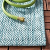 image:imageSAFAVIEH Washable Rug Outdoor Courtyard Collection  10 x 14 Grey NonShedding amp Easy Cleaning Ideal for Patio Backyard Mudroom CY852036811AquaAqua