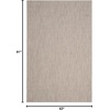 image:imageSAFAVIEH Washable Rug Outdoor Courtyard Collection  10 x 14 Grey NonShedding amp Easy Cleaning Ideal for Patio Backyard Mudroom CY852036811Beige