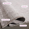 image:imageSAFAVIEH Washable Rug Outdoor Courtyard Collection  10 x 14 Grey NonShedding amp Easy Cleaning Ideal for Patio Backyard Mudroom CY852036811Beige