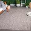 image:imageSAFAVIEH Washable Rug Outdoor Courtyard Collection  10 x 14 Grey NonShedding amp Easy Cleaning Ideal for Patio Backyard Mudroom CY852036811IvoryBeige Grey