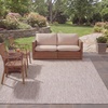 image:imageSAFAVIEH Washable Rug Outdoor Courtyard Collection  10 x 14 Grey NonShedding amp Easy Cleaning Ideal for Patio Backyard Mudroom CY852036811IvoryBeige Grey