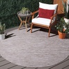image:imageSAFAVIEH Washable Rug Outdoor Courtyard Collection  10 x 14 Grey NonShedding amp Easy Cleaning Ideal for Patio Backyard Mudroom CY852036811IvoryBeige Grey