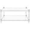 image:imageSafavieh Couture Home Isabelle Glam Silver Acrylic Coffee TableSilver