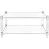 image:imageSafavieh Couture Home Isabelle Glam Silver Acrylic Coffee TableSilver