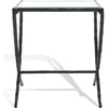 image:imageSAFAVIEH Couture Collection Debbie Black Square Metal Accent Table Fully AssembledBlack