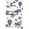 image:imageSAFAVIEH Carousel Kids Collection Area Rug  53 x 76 Light Grey amp Red NonShedding amp Easy Care Ideal for High Traffic Areas for Boys amp Girls in Playroom Nursery Bedroom CRK137FIvoryBlue