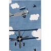 image:imageSAFAVIEH Carousel Kids Collection Area Rug  53 x 76 Light Grey amp Red NonShedding amp Easy Care Ideal for High Traffic Areas for Boys amp Girls in Playroom Nursery Bedroom CRK137FBlueIvory