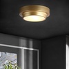 image:imageSAFAVIEH Lighting Collection Laius Gold Flush Mount LED Bulbs Included