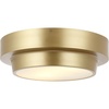 image:imageSAFAVIEH Lighting Collection Laius Gold Flush Mount LED Bulbs Included