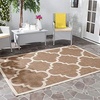 image:imageSAFAVIEH Washable Rug Outdoor Courtyard Collection  23 x 8 Runner Brown NonShedding amp Easy Cleaning Ideal for Patio Entryway Mudroom Hallway Kitchen CY6243242