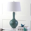 image:imageSafavieh Lighting Collection Blanche Gourd Teal and White Table Lamp Set of 2Teal  Set of 2