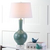 image:imageSafavieh Lighting Collection Blanche Gourd Teal and White Table Lamp Set of 2Teal  Set of 2
