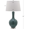 image:imageSafavieh Lighting Collection Blanche Gourd Teal and White Table Lamp Set of 2Teal  Set of 2