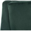 image:imageSafavieh Home Mara Retro Glam Navy Velvet and Gold Tufted Accent ChairForest Green  Gold