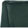 image:imageSafavieh Home Mara Retro Glam Navy Velvet and Gold Tufted Accent ChairForest Green  Gold