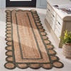 image:imageSAFAVIEH Area Rug 8x10  Natural Fiber Collection  Large  Natural amp Olive Handmade Jute Ideal for Living Room Bedroom Dining Space NFB125XNaturalOlive